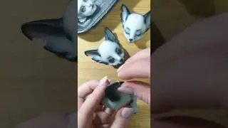 Продырявила ушки Адской гончей Луны/ helluva boss hellhound Loona fox wolf bjd doll furry