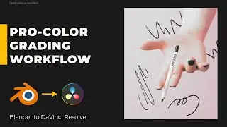 How to Color Grade Your Renders in DaVinci Resolve (OpenEXR) #blender #davinciresolve