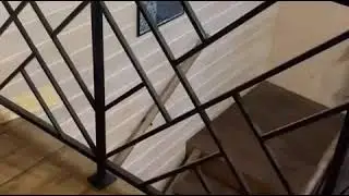 Перила на лестницу в современном стиле