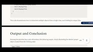About class and objects in Java with live demonstration 