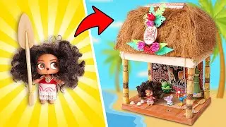 Magical Transformation || Tropical Home Decorations And Doll Makeover!