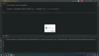 Tkinter MessageBox ShowInfo