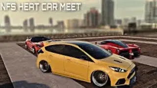 NFS Heat Car Meet - leaving car meet with real sounds