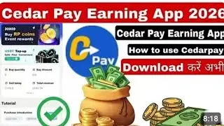 Cedar Pay App se Paise Kaise Kamaye| Cedar Pay New Update| How to Earn Money Online 🤑 |