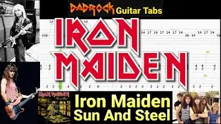 Sun And Steel - Iron Maiden - Guitar + Bass TABS Lesson
