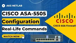 CISCO ASA 5505/5506 Basic Configuration Command Line | CCNA Networking Tutorial In Packet Tracer