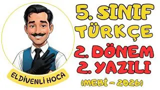2026 Ministry of National Education (MEB) 5th Grade Turkish 2nd Term 2nd Written Exam Questions -...