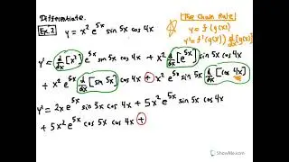 Differentiating a Product of Three or More Functions