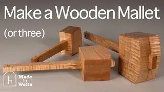 Make a Wooden Mallet:  Making Three Wooden Joiner Mallets
