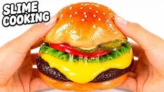 Burger & Fries | Satisfying Slime Cooking