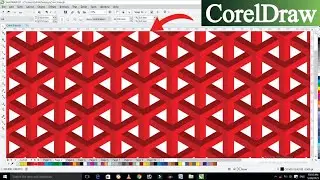 Designing Pattern on Corel Draw | Pattern Design Drawing | How To Make Pattern Design | Coreldraw