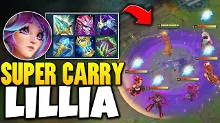 LILLIA JUNGLE IS A LITERAL CHEAT CODE IN SEASON 13... (THIS IS HOW YOU 1V9)