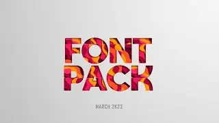 March - FONT PACK | Get This Free Font Pack 2023 NOW!