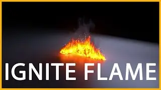 Ignite to flame tutorial in Houdini