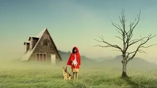 Girl and Dog Photoshop Manipulation - Photoshop CC Tutorial - Simple Manipulation