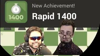 Reaching 1400 on chess.com #chess #1400 #gothamchess #hikarunakamura