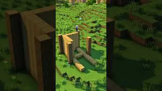 Build A Wooden House In Simple Survival #shorts