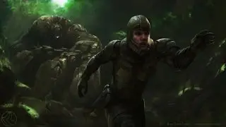 Ancient Awakening Timelapse Digital Painting