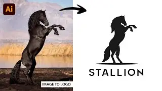 Logo design speed art - Image to Logo Part 2