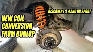 Fitting uprated coil suspension to our fat Discovery 3 (LR3)