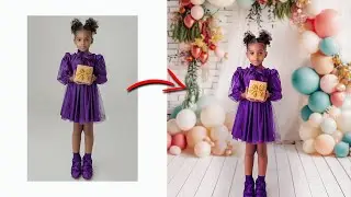 Transform White Background into Stunning Birthday Backdrops in Photoshop
