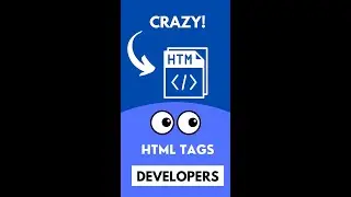 10 Crazy HTML Tags 😳 #developer #javascript #interview #short #react #html #css #ytshorts
