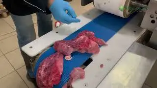 Горизонтальная нарезка мяса на слайсере Vega Meat Hor Slicer | Нарезка мяса