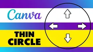How to Create a Thin Circle in Canva