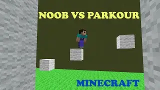 НУБ ПРОТИВ ПАРКУР ! ! !  НУБ НЕ СМОГ ПРОЙТИ ПАРКУР - Майнкрафт! Мультик