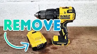How To Remove The Battery From A DeWALT Drill