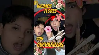 HICIMOS LAS 🌸FLORES🌸 + VIRALES DE CUCHARILLAS😱