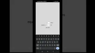 Miles to Km conversion using tkinter in phone #tkinter#milestokmconversion