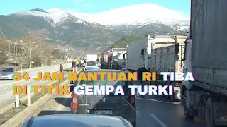 Bantuan Pemerintah Indonesia Sampai di Titik Gempa Turki