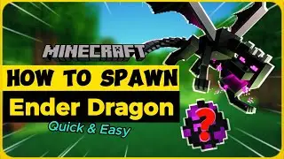 How to Summon Ender Dragon in Minecraft; Creative Mode (2 Simple Methods) | Quick & Easy Tutorial