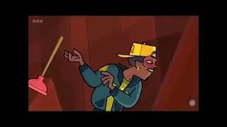 Total drama contestants eliminations but reversed (meaning the drone takes them back to the docks)