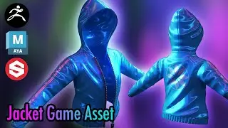 3D Fashion - Jacket (zBrush to Maya to Substance Painter)