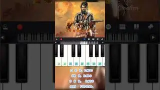 🔥KGF Piano bgm tamil🔥 #kgf #kgfbgm #pianotutorial #kgfyash #shorts #trending #skcreationtamil