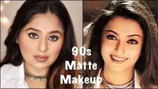 MATTE MAKEUP LOOK - 90S AISHWARYA RAI INSPIRED