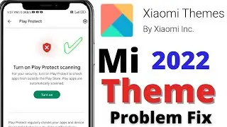 Mi Theme Problem (Redmi) । Mi Theme App Not Showing 2022 । Mi Theme Disable । Ashish Kumar Singh