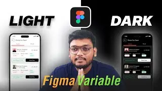 Dark and Light Mode UI Using Variables in Figma | #figma #figmatutorial
