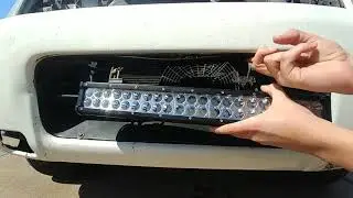 Nissan Titan Light Bar Installation ‐ Solco 20 inch LED Light Bar Bumper Mount