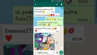 Minha conversa com uma fake minha! 🔥😡🍃(fake chat)