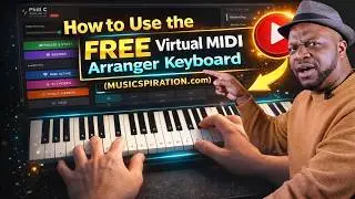 How to Use the FREE Virtual Midi Arranger Keyboard (MUSICSPIRATION.com)