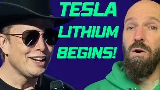 Tesla breaks ground on lithium refinery!! 