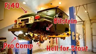 Land Cruiser FJ40 RestoMod // Pro Comp, Hell for Stout & Bilstein Suspension Install