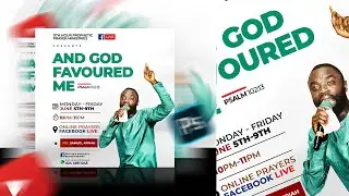 Church Flyer Design In Photoshop | Photoshop 2023 Tutorial