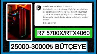 TAKİPÇİYE ÖZEL VİDEO #3 25000 - 30000 ₺ ARASI FİYAT PERFORMANS MASAÜSTÜ PC ÖNERİSİ ! 30k pc önerisi