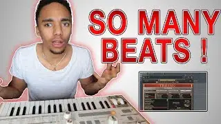 Making tons of beats from scratch in fl studio