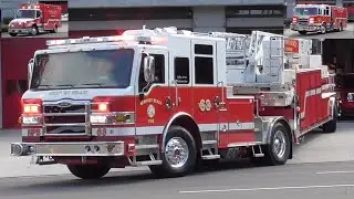 Newport Beach Fire Dept. *NEW* Truck 63 Engine 63 & Medic 63 Responding