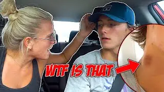 HICKEY PRANK on Girlfriend *MAD*